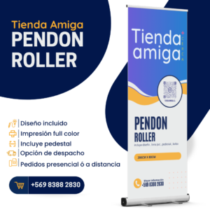 Pendon roller publicitario pendon roller publicitario ideal para tener publicidad en ferias de emprendimientos o en terreno transportarlo es muy cómodo y fácil de instalar en tu stand